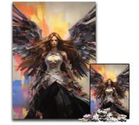 Valkyrie No JigsawPuzzle 1000 Pieces for Adults Wooden Jigsaw Brain Challenge Game for Teenagers Family Interaction 1000 PCS(75x50cm)