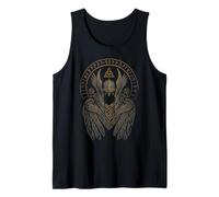 Valkyrie Odin Runes Valhalla Mythology Shieldmaiden Viking Tank Top