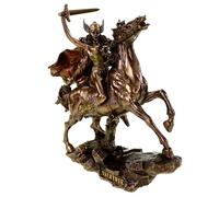 Valkyrie On Horse from North. Say, Bronzed