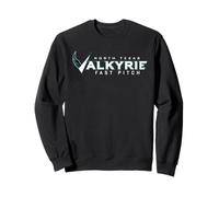 Valkyrie Softball Team Logo Softball Mom North Texas Teal Sweatshirt