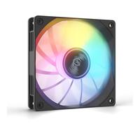 Valkyrie V12 Reverse ARGB 120mm Fan - Reversed Airflow 120mm Case Fan - PWM Fan 800-1850RPM - High Airflow 75CFM - Static Pressure 2.23 mmH₂O - 3-Pin ARGB Sync | Black