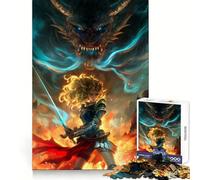 Valkyrie Valor Jigsaw Puzzle 1000 Piece for Adults Cognitive Workout Casual Enjoyment No Rough Edges Memorable Gift (50x75cm)