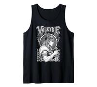 Valkyrie Viking Strong Woman Female Norse Warrior Ravens Tank Top