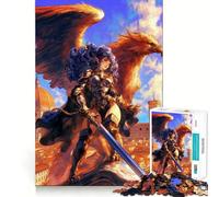 Valkyrie with Griffin Jigsaw 1000 Pieces for Teenagers Mind Boost Fun Zero Gap Captivating Leisure for Cozy Indoors (38x52cm)