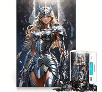Valkyries Might Jigsaw for Teenagers 1000 Pieces Memory Fun Game Smooth Burr Free Surface Birthday Gift Brain Teaser Toy (38x26cm)