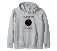 VALLADOLID, SPAIN 08.12.2026 Solar Eclipse Zip Hoodie