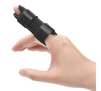 Vallavin Trigger Finger Splint - Finger Brace for Arthritis, Sprain, Fracture - Finger Support Protectors for Thumb, Index, Middle, Ring & Pinky - Fits for Men & Women(L)