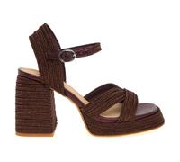 Valle/142 Sandal - female - Castañer - High Heel Sandals - Brown - 2 UK - Shoes 2 UK