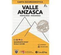 Valle Anzasca Ovest 1 : 25.000: Monte Rosa - Macugnaga