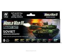 Vallejo Paint - WWIII Soviet Armour and Infantry Paint Set