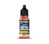 Vallejo 17 ml "AV Mecha Color" Acrylic Airbrush Colour - Dark Rust Wash
