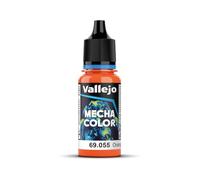 Vallejo 17 ml "AV Mecha Color" Acrylic Airbrush Colour - Orange Fluorescent