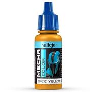 Vallejo 17 ml "AV Mecha Color" Acrylic Airbrush Colour - Yellow Ochre