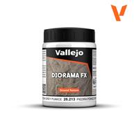 Vallejo 200ml Diorama FX - Ground Texture: Rough Grey Pumice Basing Scenery Terr