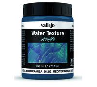 Vallejo 200ml Water Effects Mediterranean Blue # 26202
