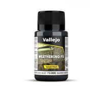 Vallejo 40 ml "Black Splash Mud" Weathering Effect Bottle