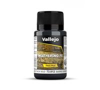 Vallejo 40 ml "Black Thick Mud" Weathering Effect Bottle