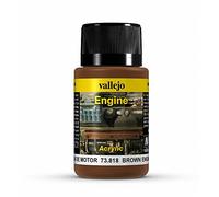 Vallejo 40 ml "Brown Engine Soot" Weathering Effect Bottle
