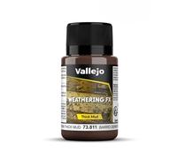 Vallejo Weathering Effect Bottle Brown Thick Mud 40 ml