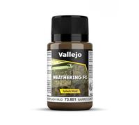 Vallejo 40 ml "European Splash Mud" Weathering Effect Bottle,Brown