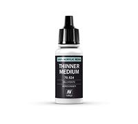Createx Vallejo Airbrush Thinner Medium, Colorless Acrylic Solvent, 60 ml