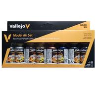 Vallejo 71176 18ml x 8 Model Air Set - Metallic Colours