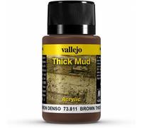 Vallejo 73811 - Brown Thick Mud - Atmospheric Effects - 40 Ml