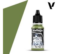 Vallejo 758 Model Colour Bright Green 18ml Acrylic Paint