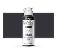 Vallejo : Fluid Artist Acrylic Paint : 100ml : Lamp Black