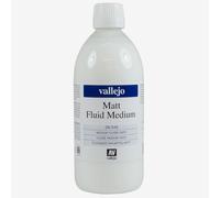 Vallejo : Acrylic Fluid Matt Medium : 500ml