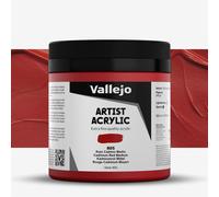 Vallejo : Artist Acrylic : 500ml Pot : Cadmium Red Medium
