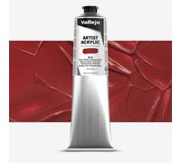Vallejo : Artist Acrylic Paint : 200ml Tube : Quinacridone Pale Red