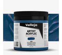 Vallejo : Artist Acrylic Paint : 500ml Pot : Cobalt Blue Chrome
