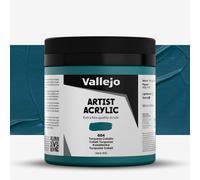Vallejo : Artist Acrylic Paint : 500ml : Pot : Cobalt Turquoise