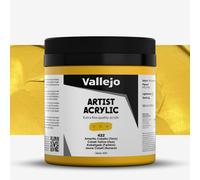 Vallejo : Artist Acrylic Paint : 500ml Pot : Cobalt Yellow (Hue)