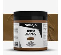 Vallejo : Artist Acrylic Paint : 500ml Pot : Raw Sienna