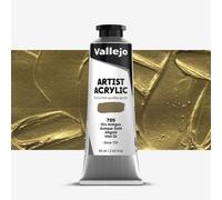 Vallejo : Artist Acrylic Paint : 60ml : Antique Gold