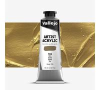 Vallejo : Artist Acrylic Paint : 60ml : Gold (Iridescent)