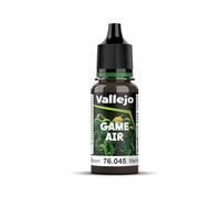 Vallejo AV AV Game Air 18ml - Charred Brown Model Paint, VAL76045