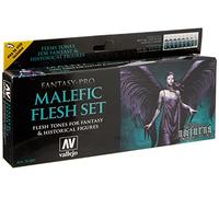 Vallejo VAL74102 AV Fantasy Set-Malefic Flesh, 17 ml (Pack of 8)