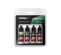 Vallejo AV Game Color Set - Cold Green Colors (x4)