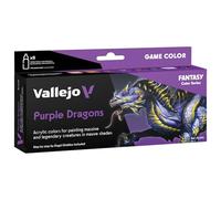 Vallejo AV Game Color Set - Purple Dragons (x8)