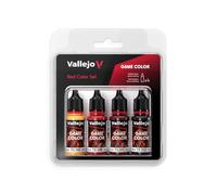 Vallejo AV Game Color Set - Red Colors (x4)