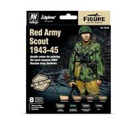 Vallejo AV MC Set - Alpine Red Army Scout (x8) & Figure