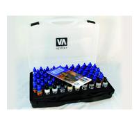 Vallejo AV Mecha Color 17ml - Case (80 x 17ml Bottles),Black