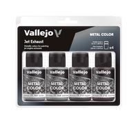 Vallejo AV Metal Color Set - Jet Exhaust,32 ml (Pack of 4)