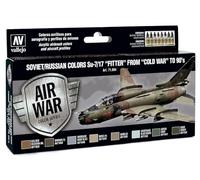 Vallejo VA71604 17ml x 8 - Model Air Set - Soviet Su-7/17 Fitter Cold War to the