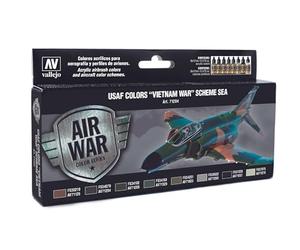Vallejo AV "Vietnam War USAF Colors" Scheme Sea Model Air Set