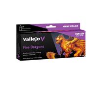 Vallejo Game Color Set VAL72196 - Fire Dragons - 8 colors