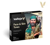 Vallejo BNIB Model Color Face & Skin Tones Set (x16)
